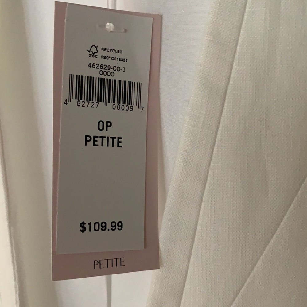 New with tags Banana Republic White linen blazer - Picture 3 of 11